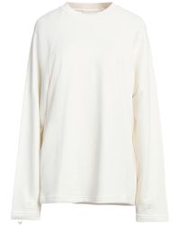 Helmut Lang - Ivory Sweatshirt Cotton - Lyst