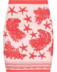 Versace - Light Mini Skirt Cotton, Viscose, Polyester, Polyamide, Elastane - Lyst