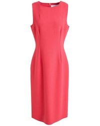 Michael Kors - Coral Midi Dress Virgin Wool, Viscose, Elastane - Lyst