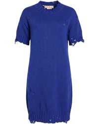 Marni - Bright Mini Dress Cotton - Lyst