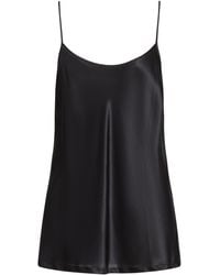 Roberto Collina - Top Silk, Elastane - Lyst