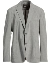 BOSS - Blazer Polyester, Wool, Viscose, Elastane - Lyst