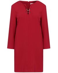 SIMONA CORSELLINI - Mini Dress Polyester, Viscose, Cotton, Elastane - Lyst