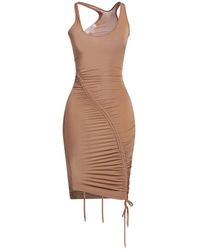 Matériel - Camel Mini Dress Polyester, Elastane - Lyst
