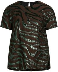 ODEEH - Chocolate Top Polyester, Polyamide, Metallic Polyester - Lyst