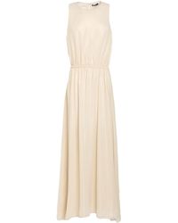 Peserico - Sand Maxi Dress Polyester - Lyst