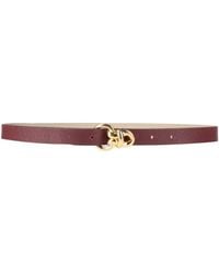 Tagliatore 0205 - Burgundy Belt Leather - Lyst