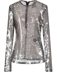 Semicouture - Top Polyester, Polyamide, Metallic Fiber - Lyst