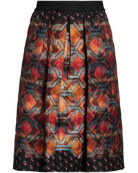 Pierre Louis Mascia - Midi Skirt Polyester, Silk - Lyst