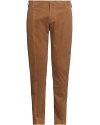 Entre Amis - Camel Pants Cotton, Elastane - Lyst
