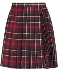 Dior - Mini Skirt Virgin Wool - Lyst