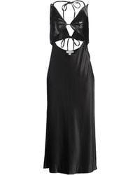 Matériel - Midi Dress Polyester, Silk, Elastane - Lyst