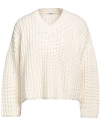 Peserico - Ivory Sweater Alpaca Wool, Virgin Wool, Polyamide - Lyst