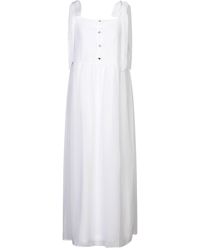 NA-KD Langes Kleid - Weiß