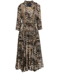 Samantha Sung - Military Midi Dress Cotton - Lyst