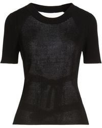 Eudon Choi - Top Tencel, Silk - Lyst