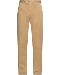 Caruso - Camel Pants Cotton, Elastane - Lyst