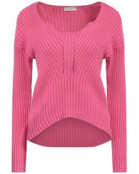 Ballantyne - Fuchsia Sweater Cotton - Lyst