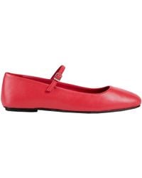 MAX&Co. - Liv Coral Ballet Flats Ovine Leather - Lyst