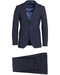 Tombolini - Midnight Suit Wool, Viscose, Polyester, Elastane - Lyst