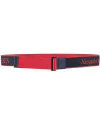 McQueen - Belt Textile Fibers - Lyst