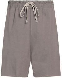 Rick Owens - Shorts & Bermuda Shorts Cotton, Elastane - Lyst