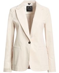 T-jacket By Tonello - Blazer Cotton, Polyester, Elastane - Lyst