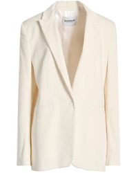 Dondup - Ivory Blazer Cotton, Elastane - Lyst