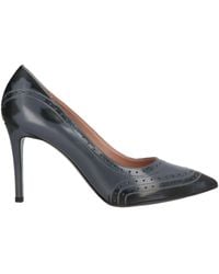 Pollini - Charcoal Pumps Leather - Lyst