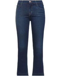Damen Bekleidung Jeans Capri-Jeans und cropped Jeans J Brand Baumwolle Selena Hose in Blau 