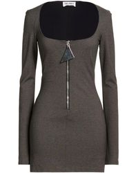 The Attico - Mini Dress Rayon, Polyamide, Elastane - Lyst