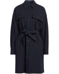 Weekend by Maxmara - Midnight Mini Dress Polyester, Virgin Wool, Elastane - Lyst