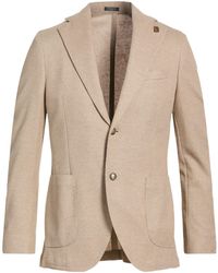 BRERAS Milano - Blazer Cotton, Polyester, Linen - Lyst