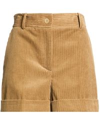 P.A.R.O.S.H. - P.A.R.O..H. Camel Shorts & Bermuda Shorts Cotton - Lyst