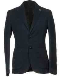 L.B.M. 1911 - Midnight Blazer Cotton, Linen - Lyst