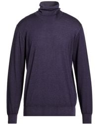 Altea - Dark Turtleneck Virgin Wool - Lyst