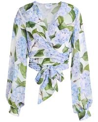 ATELIER LEGORA - Lilac Top Viscose, Polyamide, Polyester - Lyst