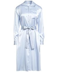 Lardini - Sky Midi Dress Silk, Elastane - Lyst