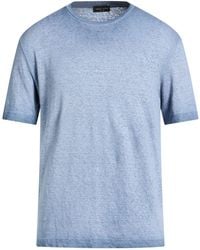 Roberto Collina - T-Shirt Linen, Elastane - Lyst