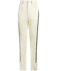 Rick Owens - Ivory Pants Acetate, Viscose - Lyst