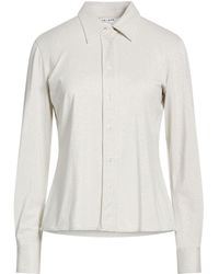 Caliban - Light Shirt Viscose, Metallic Polyester, Polyamide, Elastane - Lyst
