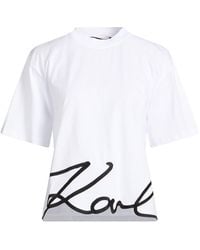 KARL LAGERFELD - T-Shirt Organic Cotton - Lyst