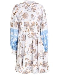 Eleventy - Mini Dress Cotton - Lyst
