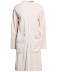 European Culture - Ivory Mini Dress Cotton, Elastane - Lyst