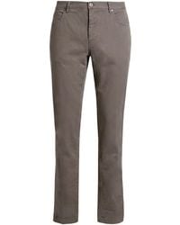 Mason's - Khaki Pants Cotton, Modal, Elastane - Lyst
