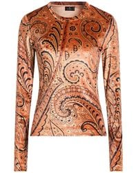 Etro - Top Polyester, Elastane - Lyst