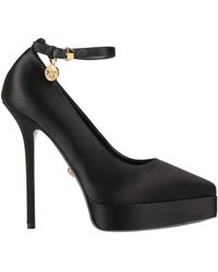 Versace - Pumps Leather, Textile Fibers - Lyst