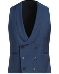 Lardini - Tailored Vest Wool, Cupro - Lyst