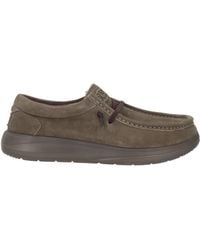 HEYDUDE - Lace-Up Shoes Textile Fibers - Lyst