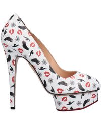 Charlotte Olympia - Pumps Soft Leather - Lyst
